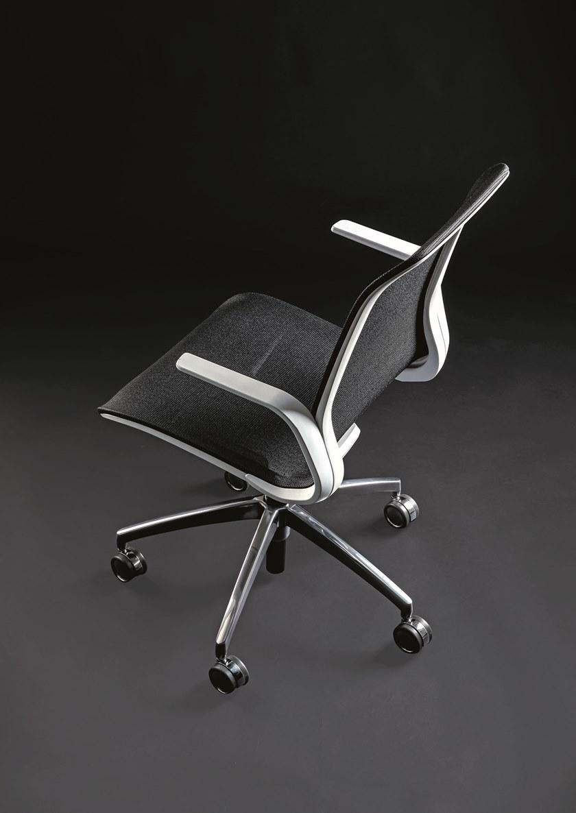 Luxy Стул для руководителя из нейлона® с подлокотниками и средней спинкой Smartlight sun-id-1480599 - Вид №7