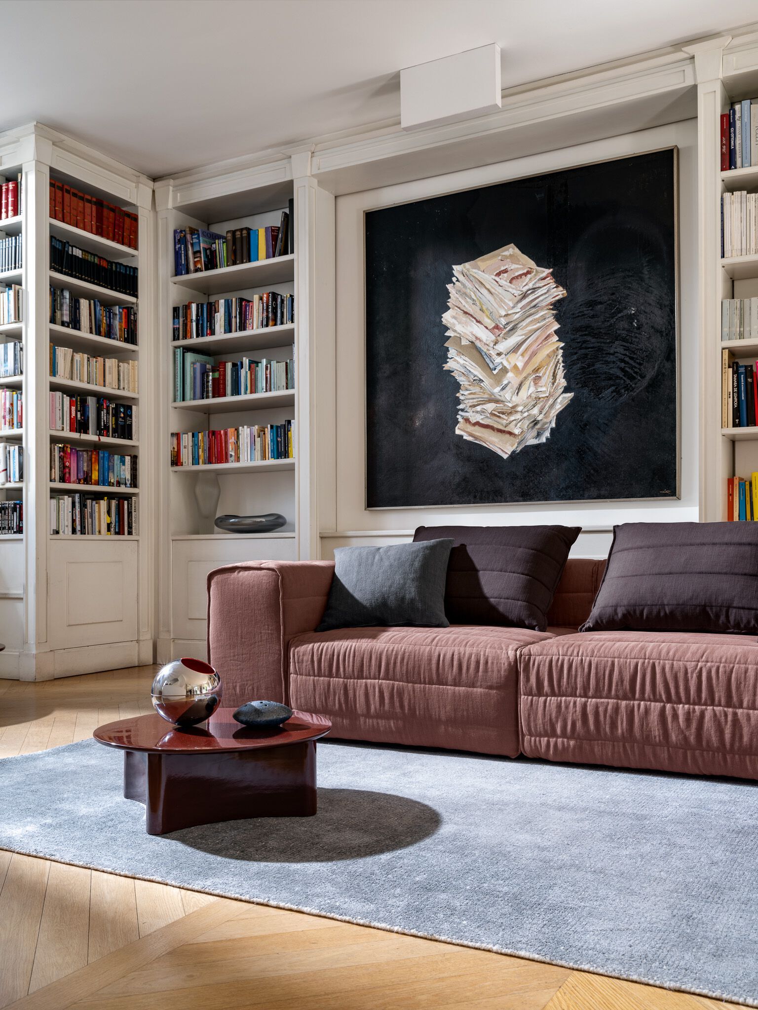 Модульный тканевый диван с полуостровом на 3 места Gervasoni Samet ARCH-00055620 - Вид №1