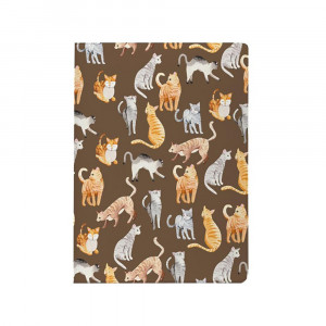 15114 Обложка для паспорта mix Miusli Cat Pattern