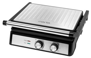 9162121 Гриль Marta MT-SM1764B серебристый