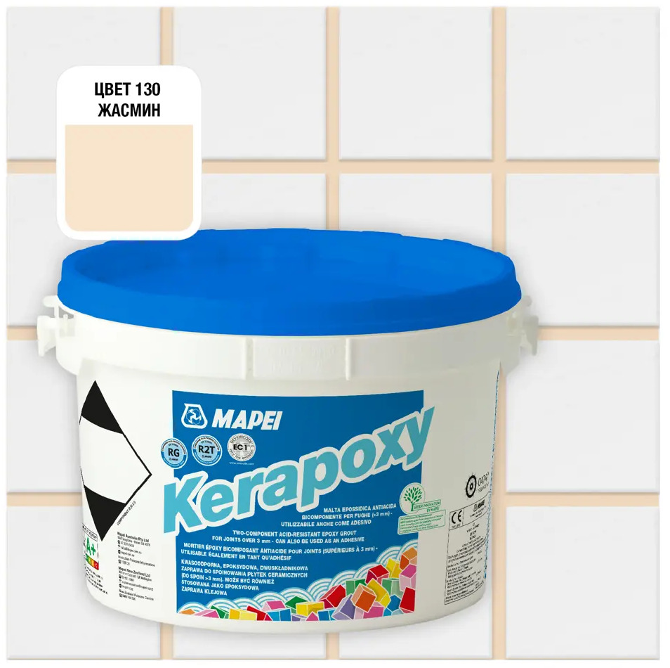 90361660 Эпоксидная затирка Mapei Kerapoxy 130 Жасмин, 2 кг STLM-0201048