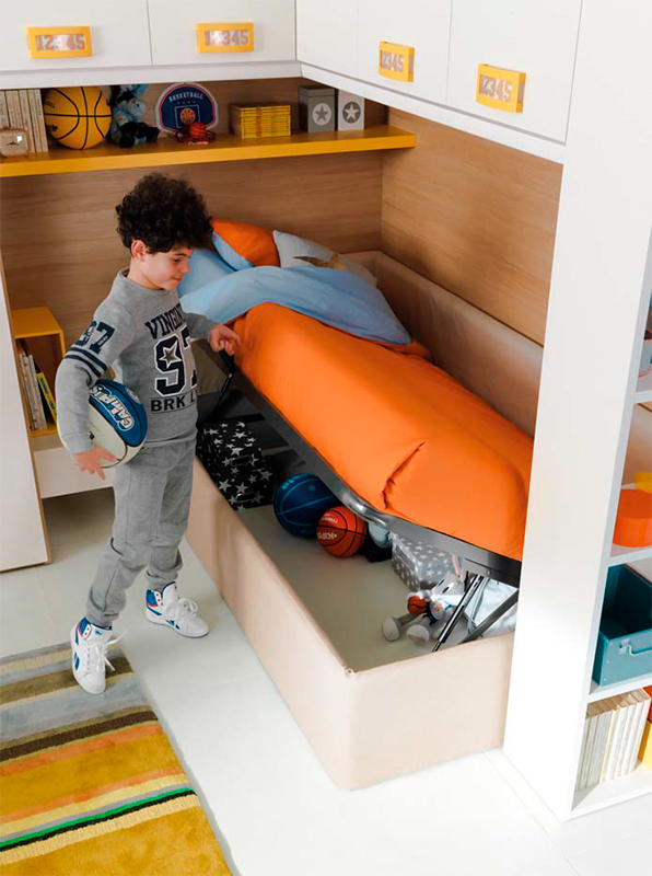 Детская из модулей  MORETTI  COMPACT KC413  - Вид №7