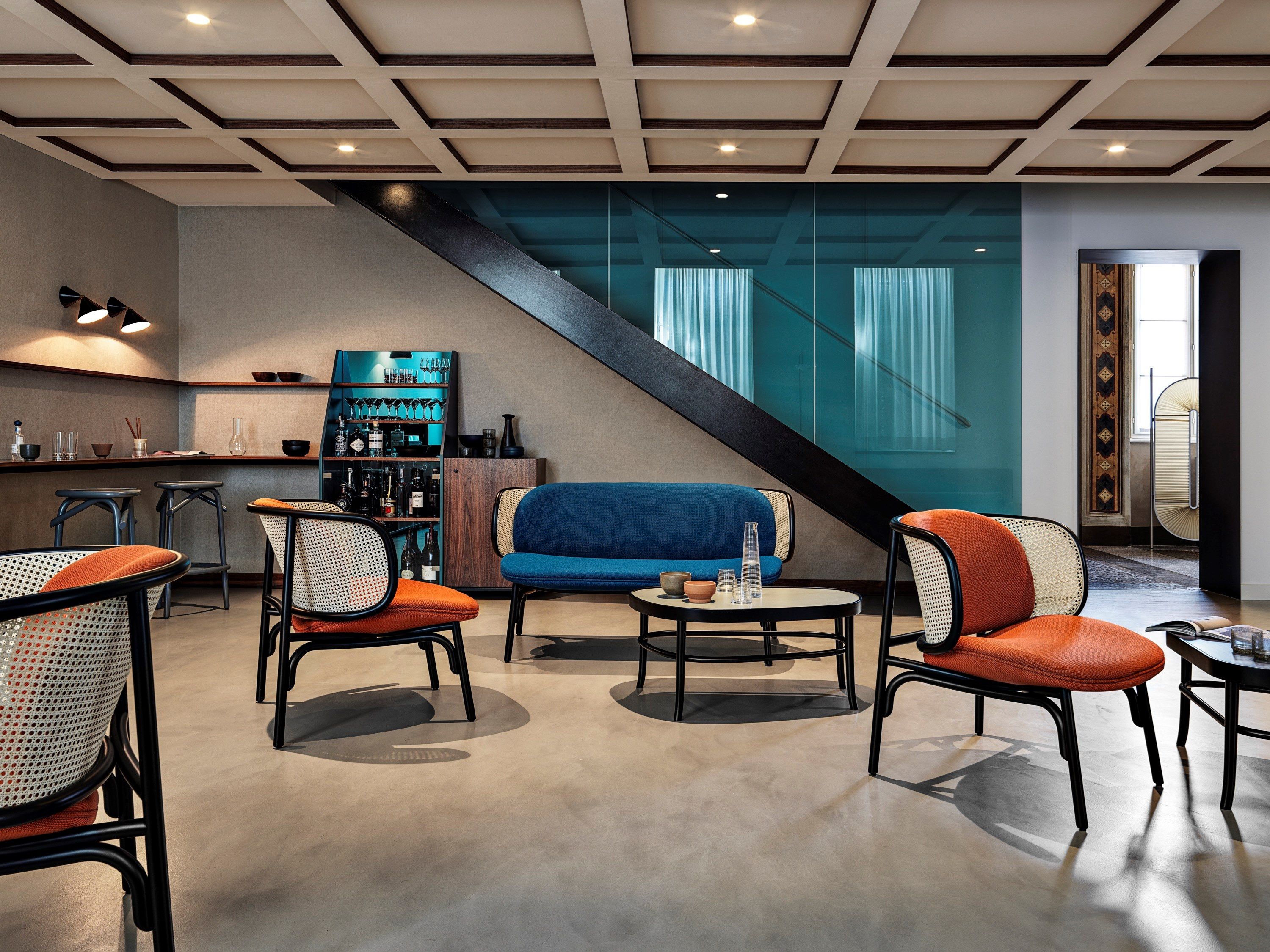 Диван из Венской соломы и гнутого дерева Wiener GTV Design Suzenne ARCH-00140670 - Вид №4