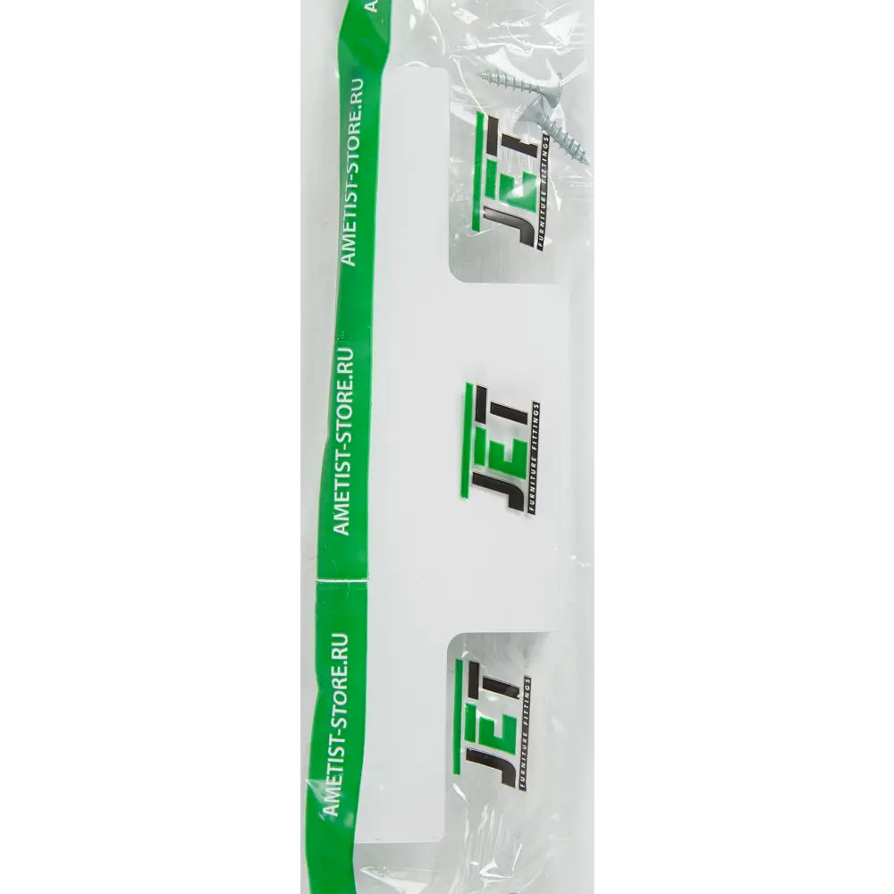 Мебельная ручка-профиль белый 96 мм Jet STLM-2103395 - Вид №4