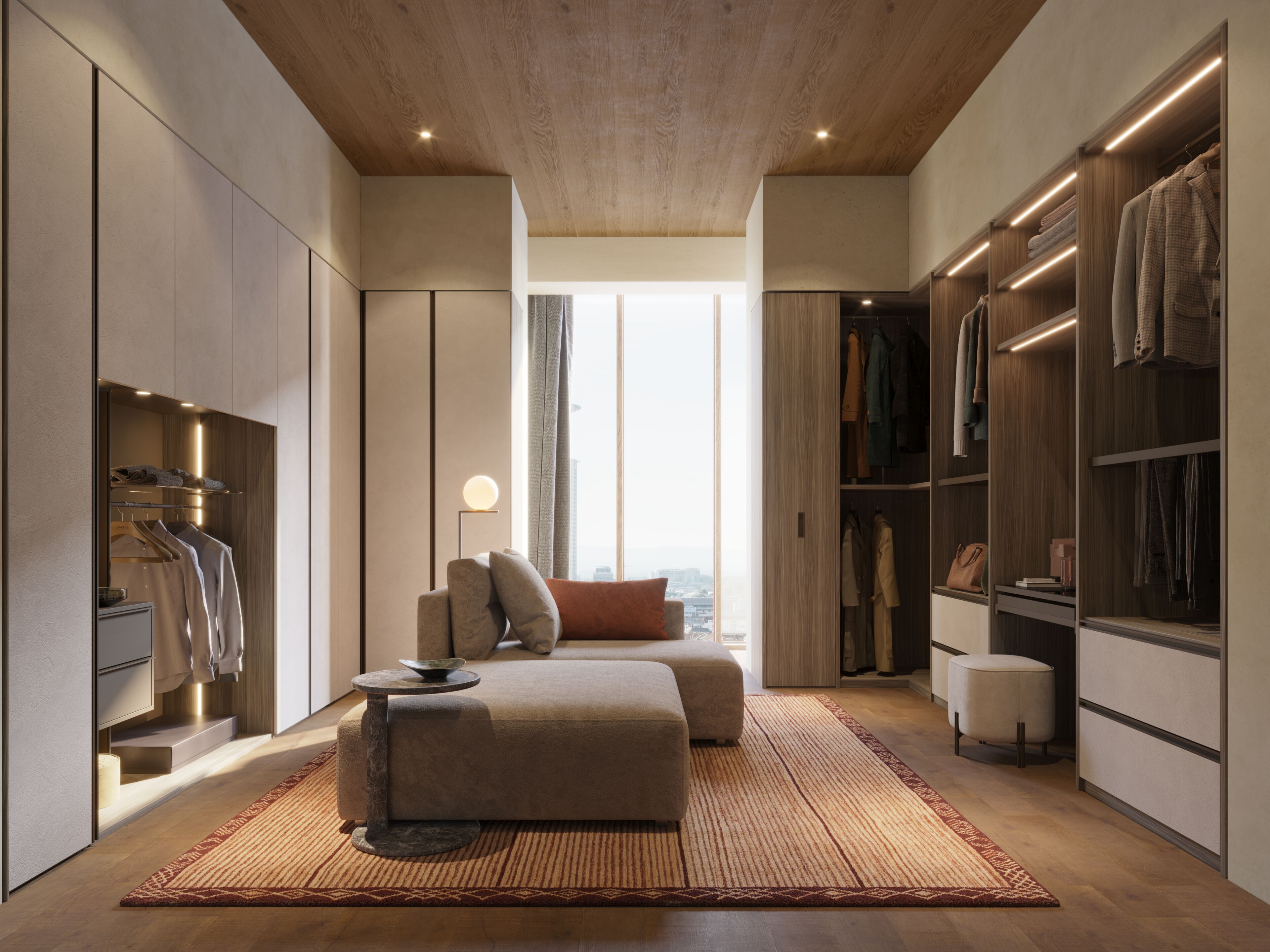 Гардеробная на плече Giessegi богини красоты ARCH-00003939