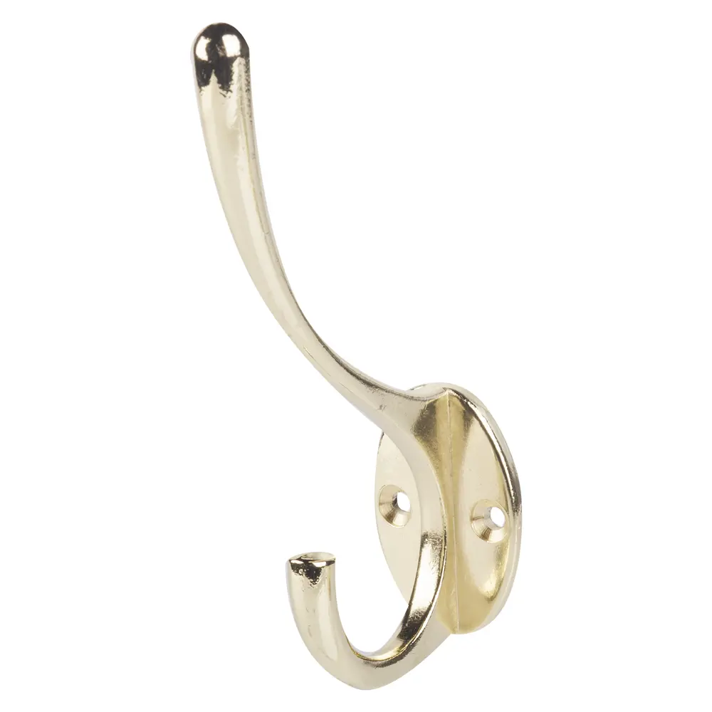 Крючок для пальто и шапки Victorian, металл, цвет латунь LAMPLANDIA STLM-2069123