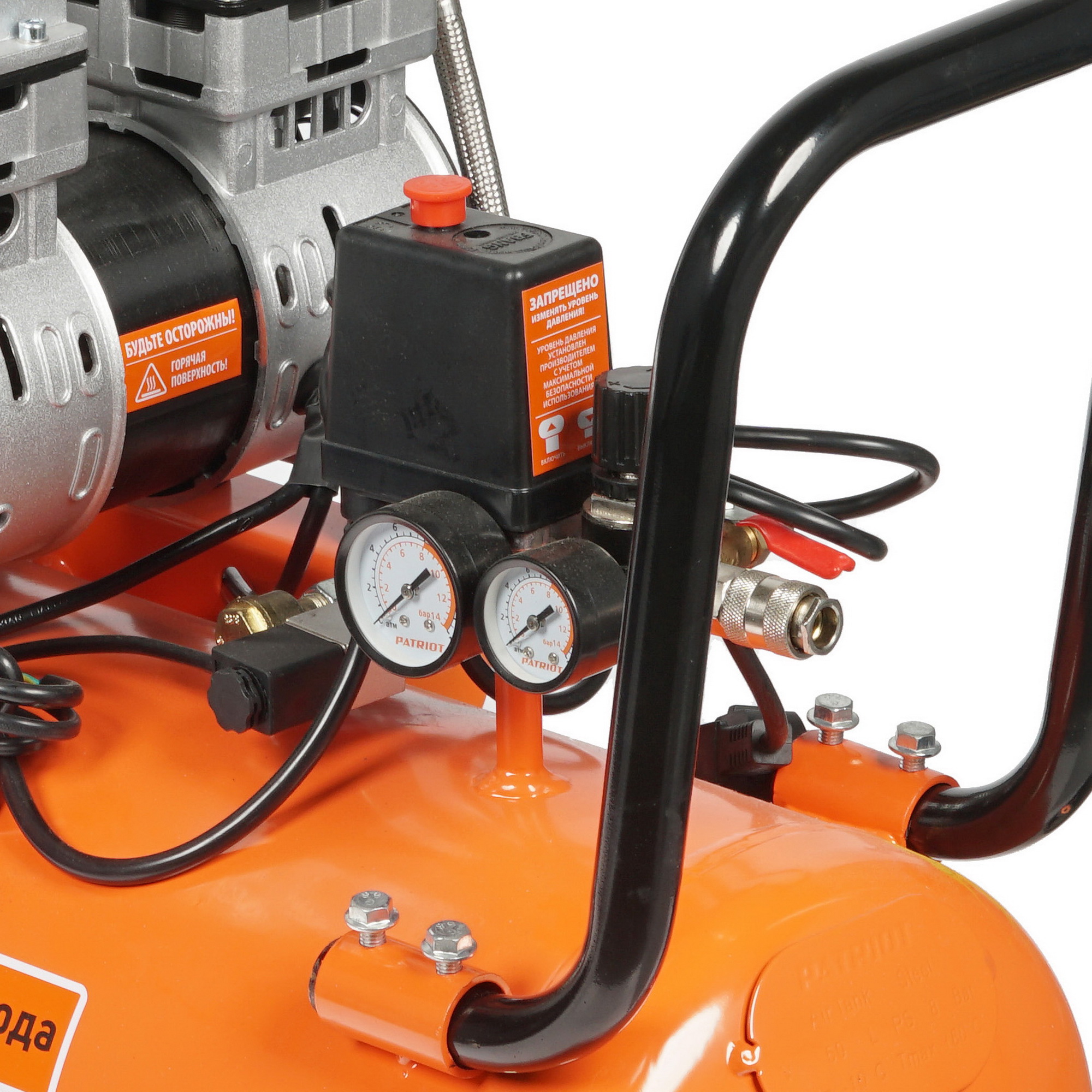 Компрессор поршневой безмасляный Patriot WO 50-300 8165396 STDN-0009453 - Вид №4