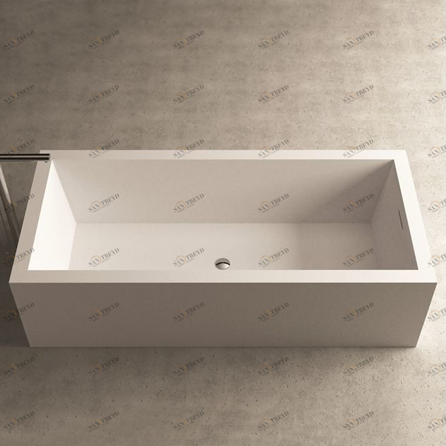 Moma Design Ванна из Corian 1850х850х500 Fountain белая FO301850
