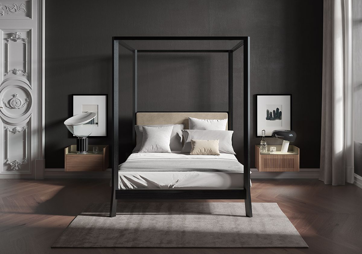 Деревянная квадратная тумбочка Punt Stockholm ARCH-00086244 - Вид №1