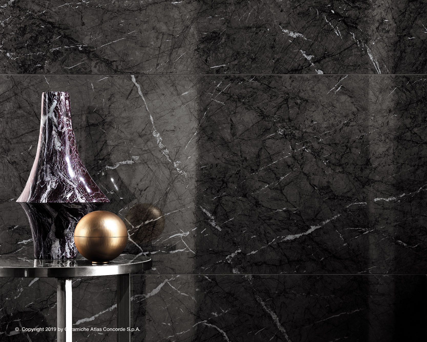 Белое керамическое покрытие с эффектом мрамора Atlas Concorde Marvel Dream ARCH-00073412 - Вид №27