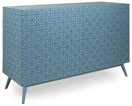 Barba design Буфет из лакированной древесины с распашными дверцами Tiles 63.a1 - Вид №1