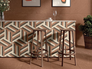 Пол / керамогранит с эффектом цемента