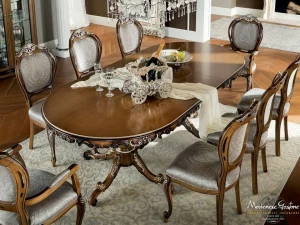 Modenese Gastone Овальный раздвижной стол для гостиной Bella vita