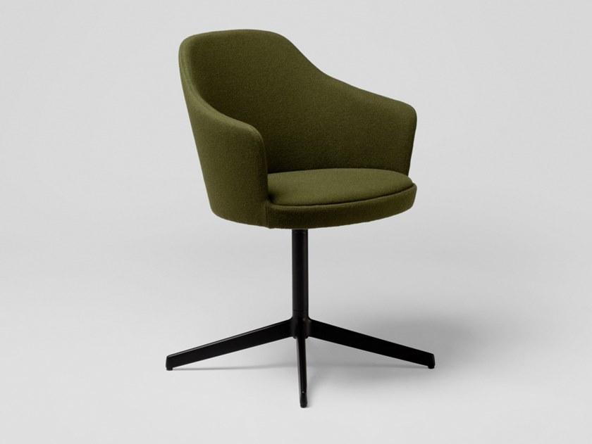 ENEA Стул с обивкой из ткани с 4 спицами и подлокотниками Kaiak sun-id-1452532 - Вид №1