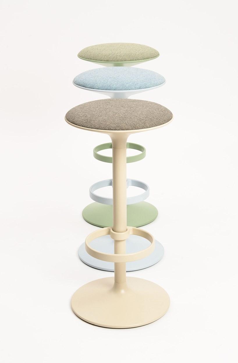 Andreu World Барный стул из алюминия с подставкой для ног Hula Bq2795 - Вид №8