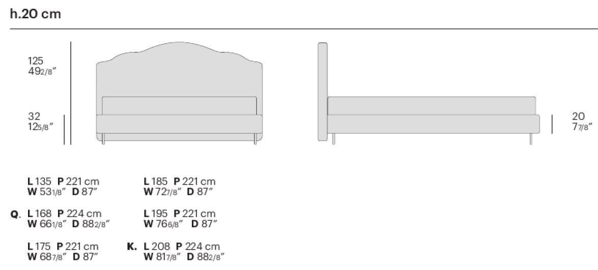 Двуспальная кровать Bolzan Dafne ARCH-00130315 - Вид №16
