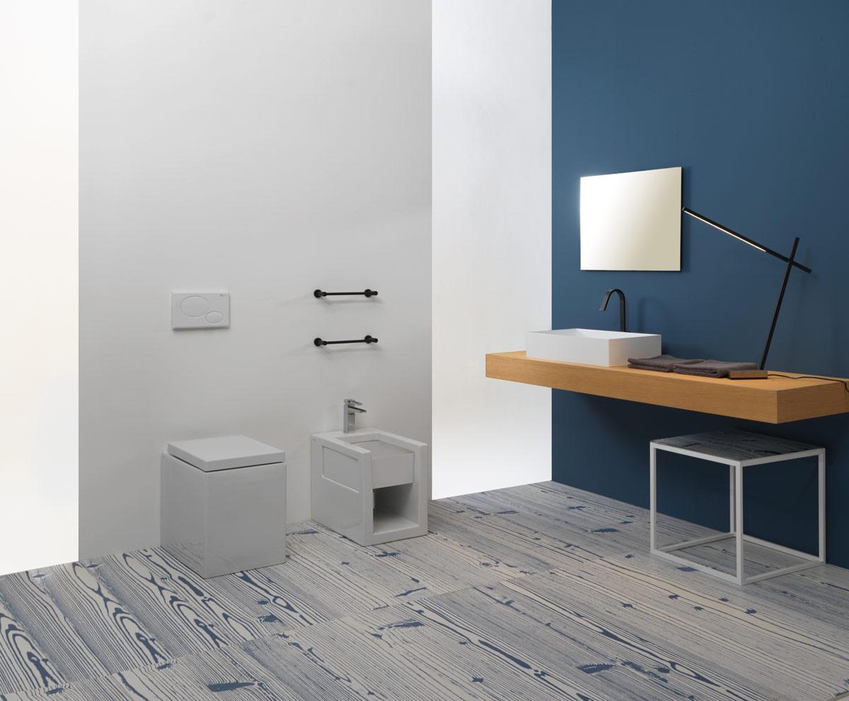 BXBI0113 Напольное биде приставное GSG CERAMIC BOX - Вид №1