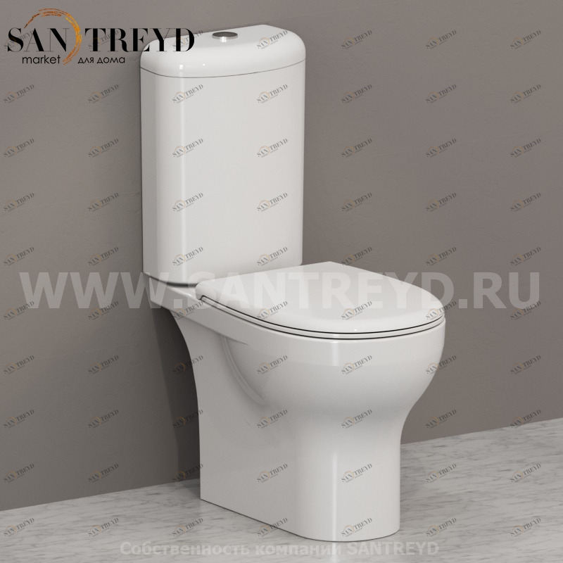 GR004BI Компакт унитаз с бачком Белый Ceramica Globo GRACE Италия