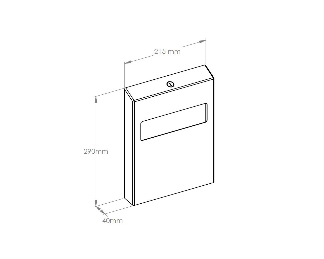 GSB006 Держатель сиденья для унитаза STELLA WHITE LINE, белый Merida  - Вид №2