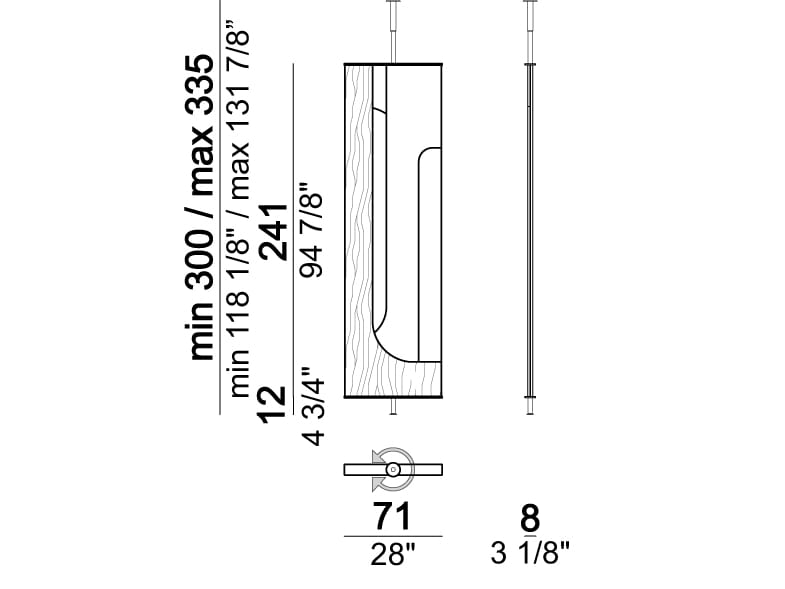 Деревянная перегородка Arketipo HIDE ME ARCH-00089052 - Вид №5
