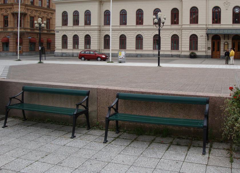 Nola Industrier Скамейка из дерева с подлокотниками sun-id-1424378 - Вид №5