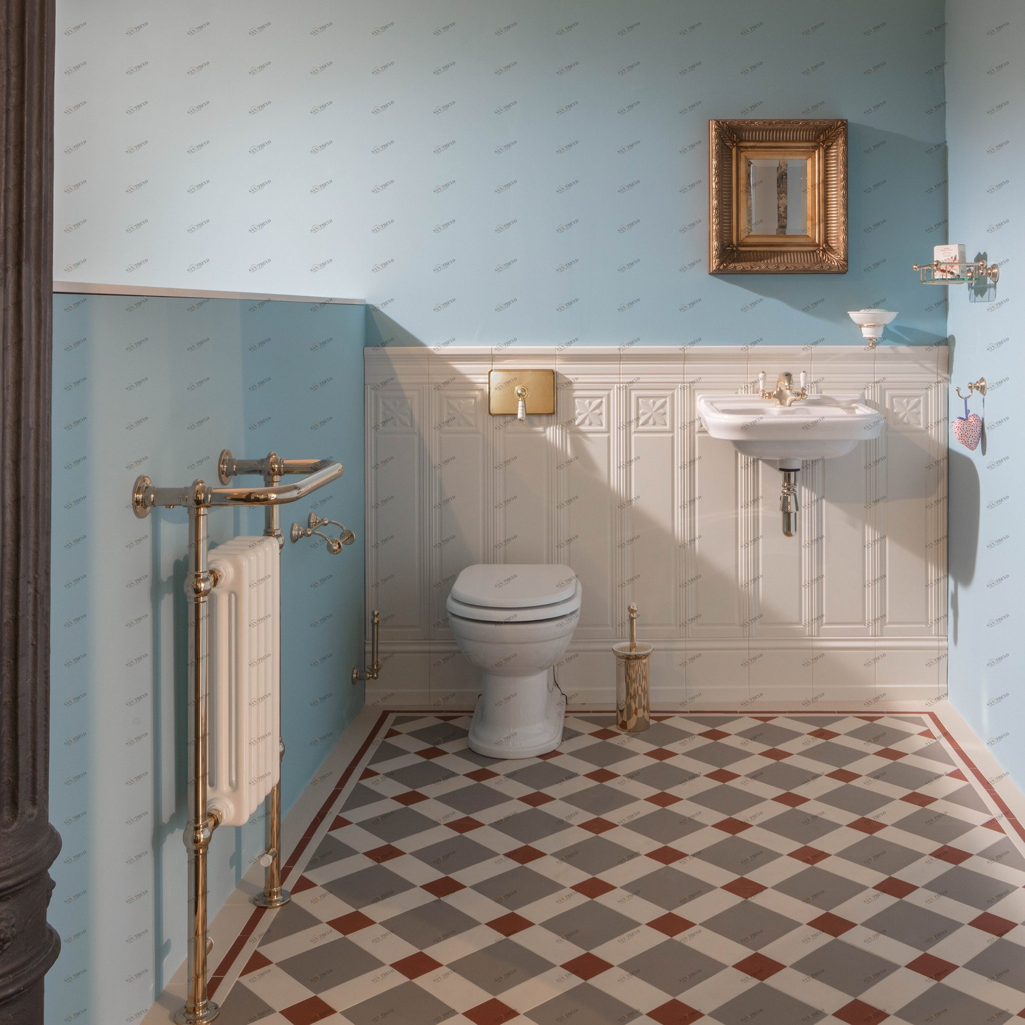 Traditional bathrooms Напольная плитка в викторианском стиле FALKIRK FALKIRK 