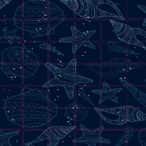 Панель ПВХ 0,2 мозаика «Морская палитра» Stella STSR-735