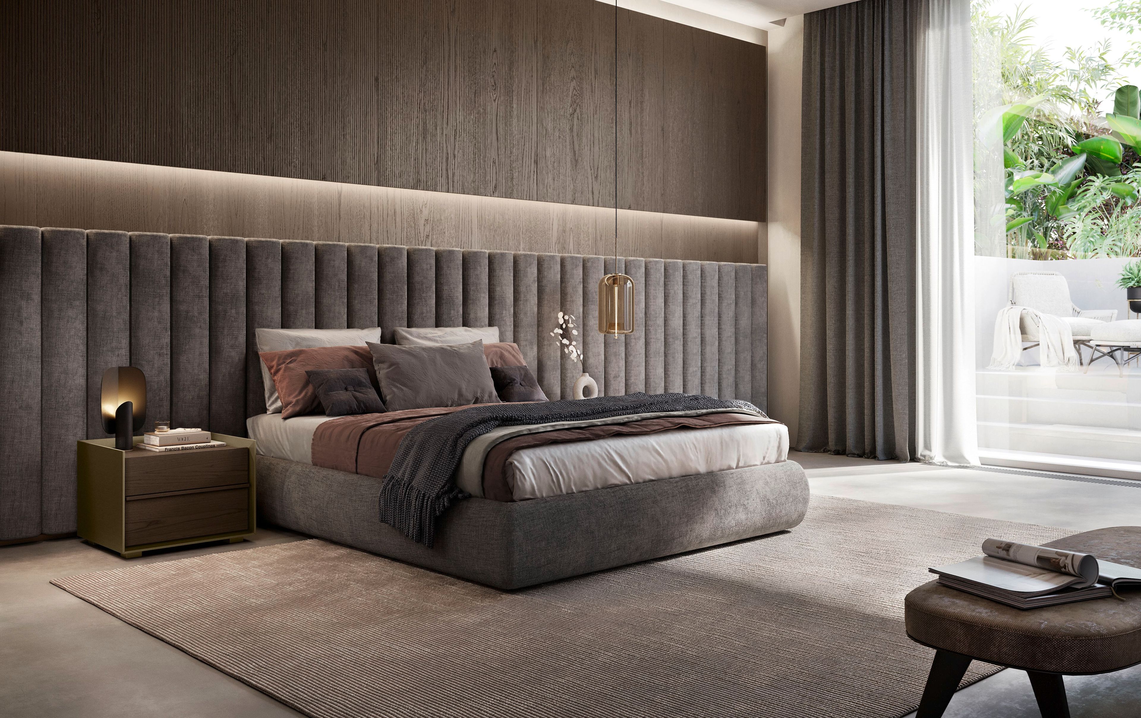 Деревянная прямоугольная тумбочка с ящиками Olivieri дресс-код ARCH-00046119 - Вид №1