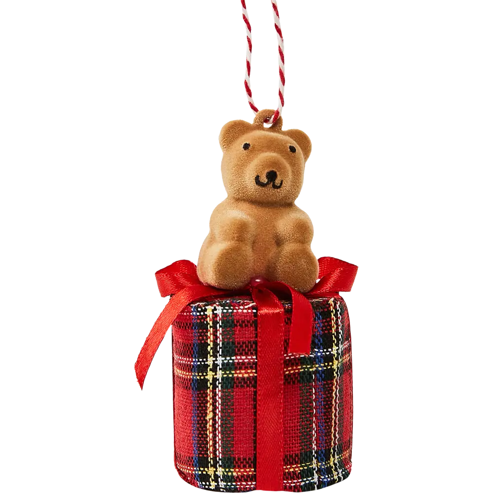 87036520 Елочная игрушка Мишка 9x4.5 цвет разноцветный STLM-0951029 Santreyd  - Вид №1