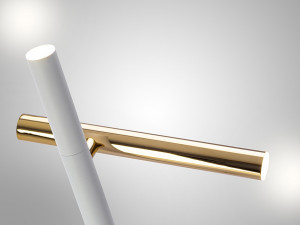 087843 Настольная лампа 2L золото белый Schuller Varas