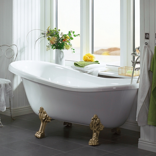 1445142 Queen Ванна 1670 Antique Paws Hafa  Белый 