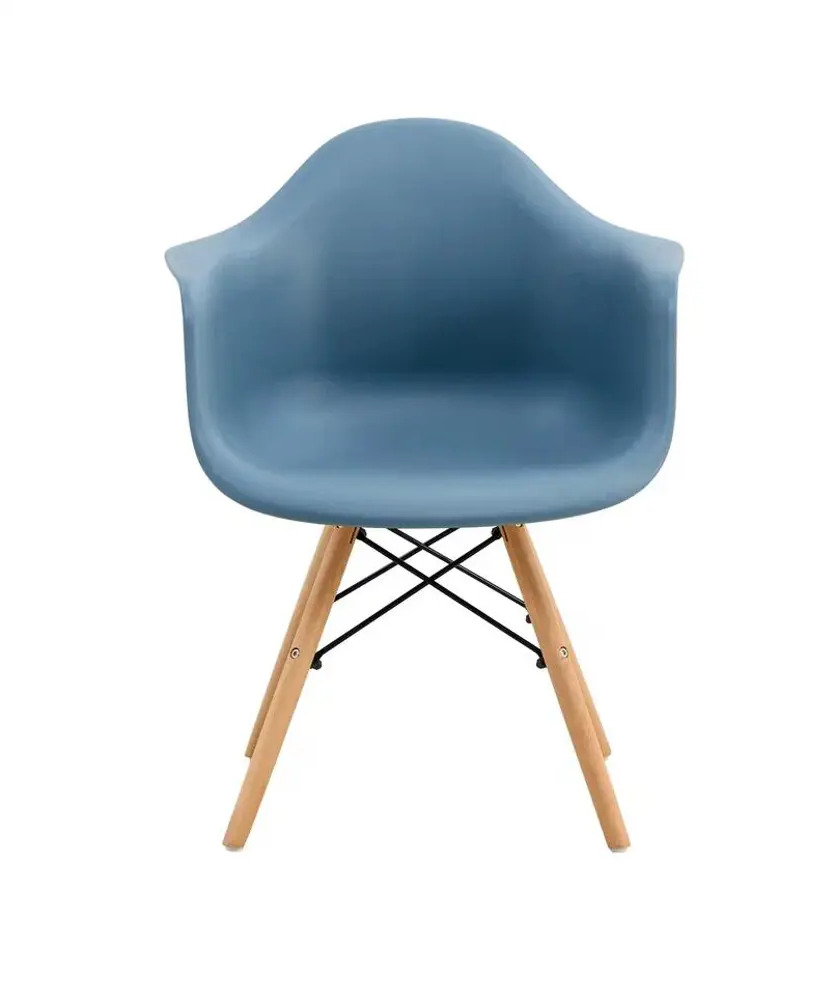 91088800 Стул Wwbt DSW Premium 38x45x80 см АБС-пластик серо-голубой STLM-0477899