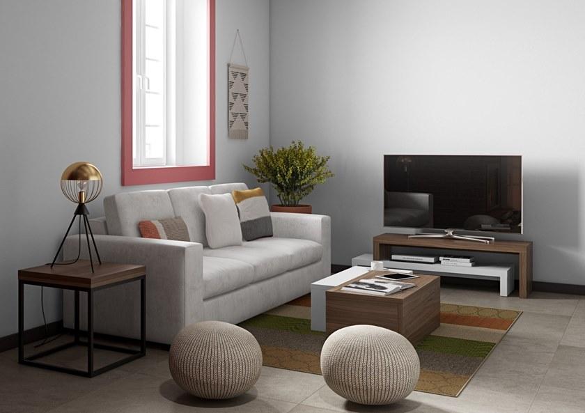 TemaHome Квадратный журнальный столик из ореха sun-id-1481629 - Вид №7