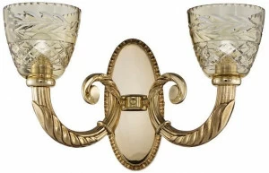 Possoni Illuminazione Аппликация из чистого золота с янтарным кристаллом Clarissa 4500/a2