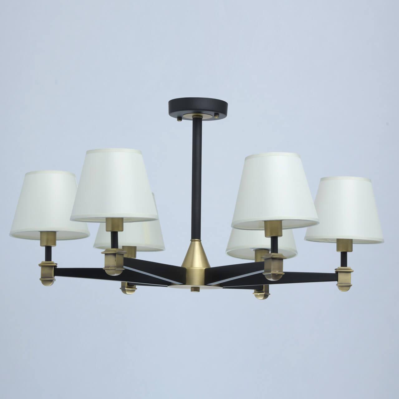 Потолочная люстра MW-Light ДельРей 700013306 кремовая MW-LIGHT ДИЗАЙНЕРСКИЕ, ДЕЛЬРЕЙ 194708 Кремовый  - Вид №3