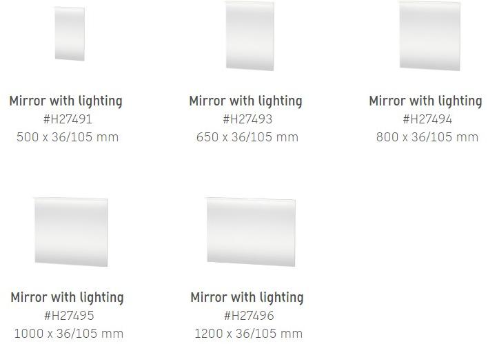 Duravit Зеркало со встроенной подсветкой Happy d.2 sun-id-1507801 - Вид №8