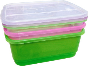 kont1-2 С Контейнер бытовой 16,5 L. 420х320х165 (цветной) Цветочная коллекция