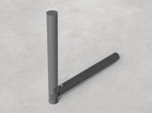 Цилиндрический металлический столб боллард