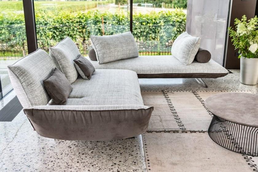 Gobbo Salotti Модульный диван на санках из ткани sun-id-1394014 - Вид №1