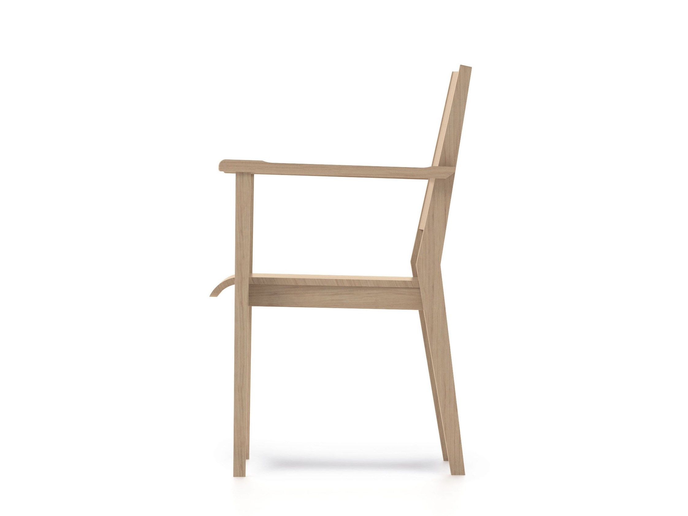 Штабелируемый стул из бука с подлокотниками PIAVAL SWING-Health &amp ARCH-00124989 - Вид №2