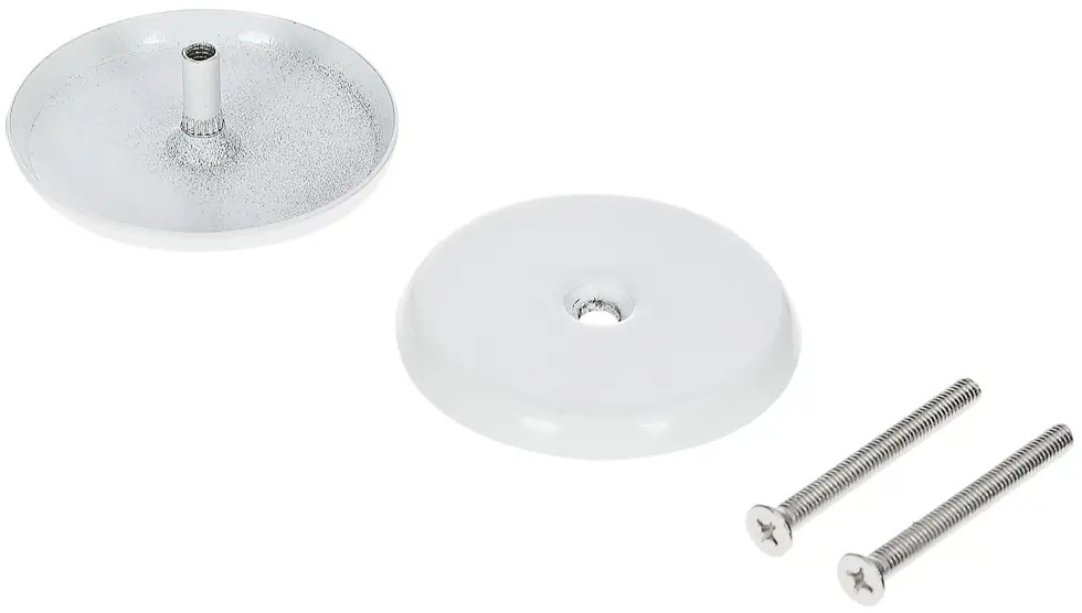 Накладка на цилиндр Фабрика замков Е 004 белая - защита и стиль 18841633