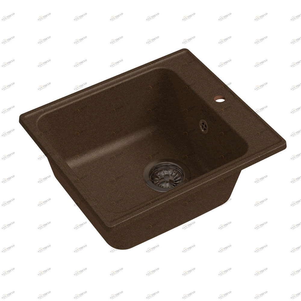 RQ21 шоколад Мойка кухонная прямоугольная Raiber 