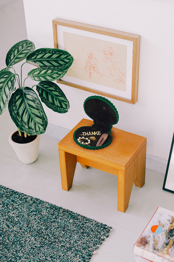 DYVENUSGR Шкатулка для украшений shell, зеленая Doiy  - Вид №1