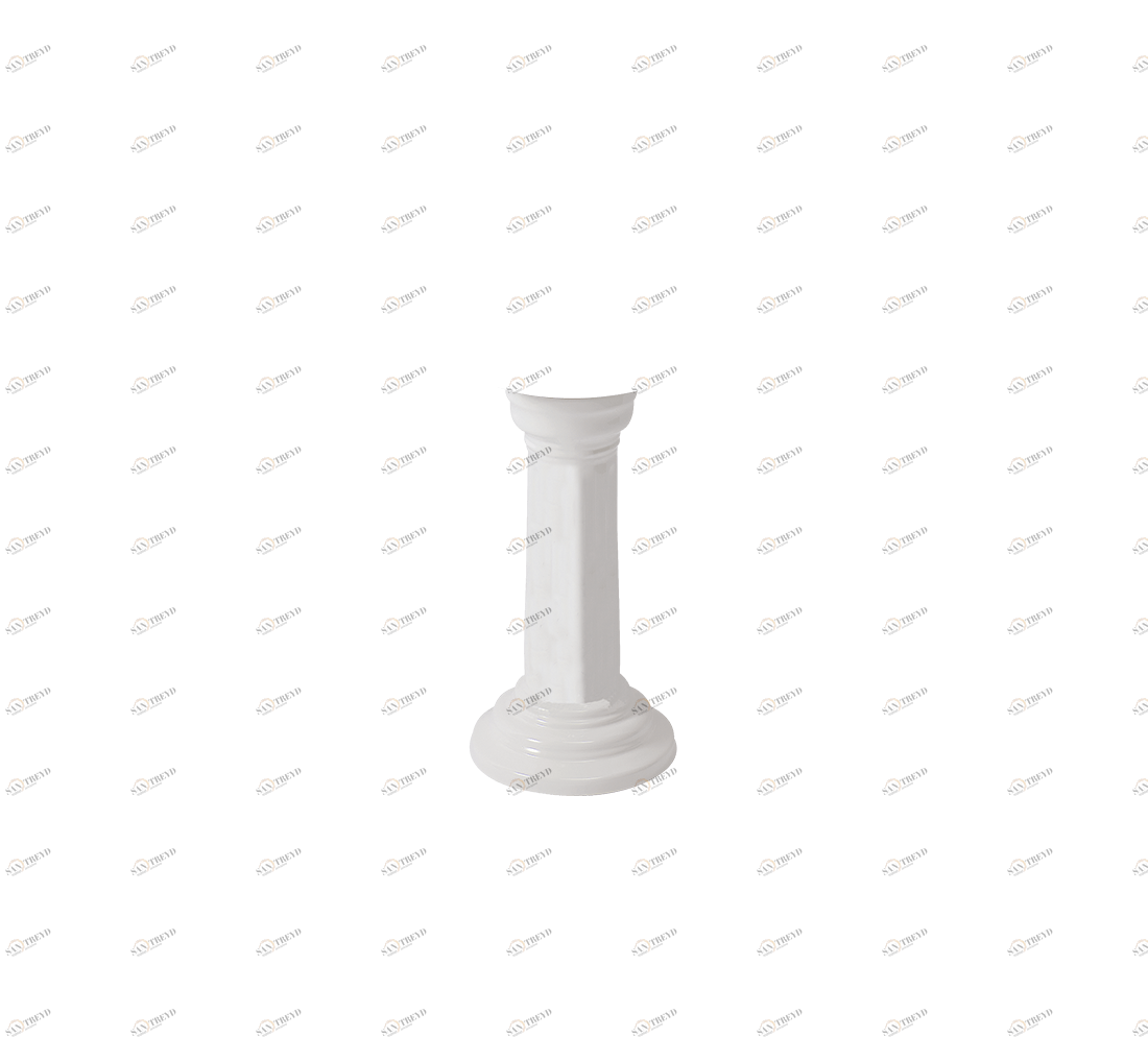 Gentry Home Таз большой белый Victorian Белый GH101557