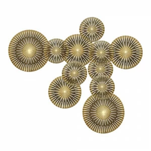 Панно декоративное настенное из дерева 170х160 см золотое Black Sunset-11 EVENHOME  00-3878792 Золото;коричневый