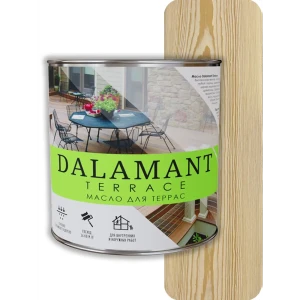 91951344 Масло для террас Dalamant Terrace матовое цвет белый 2 л STLM-1509408