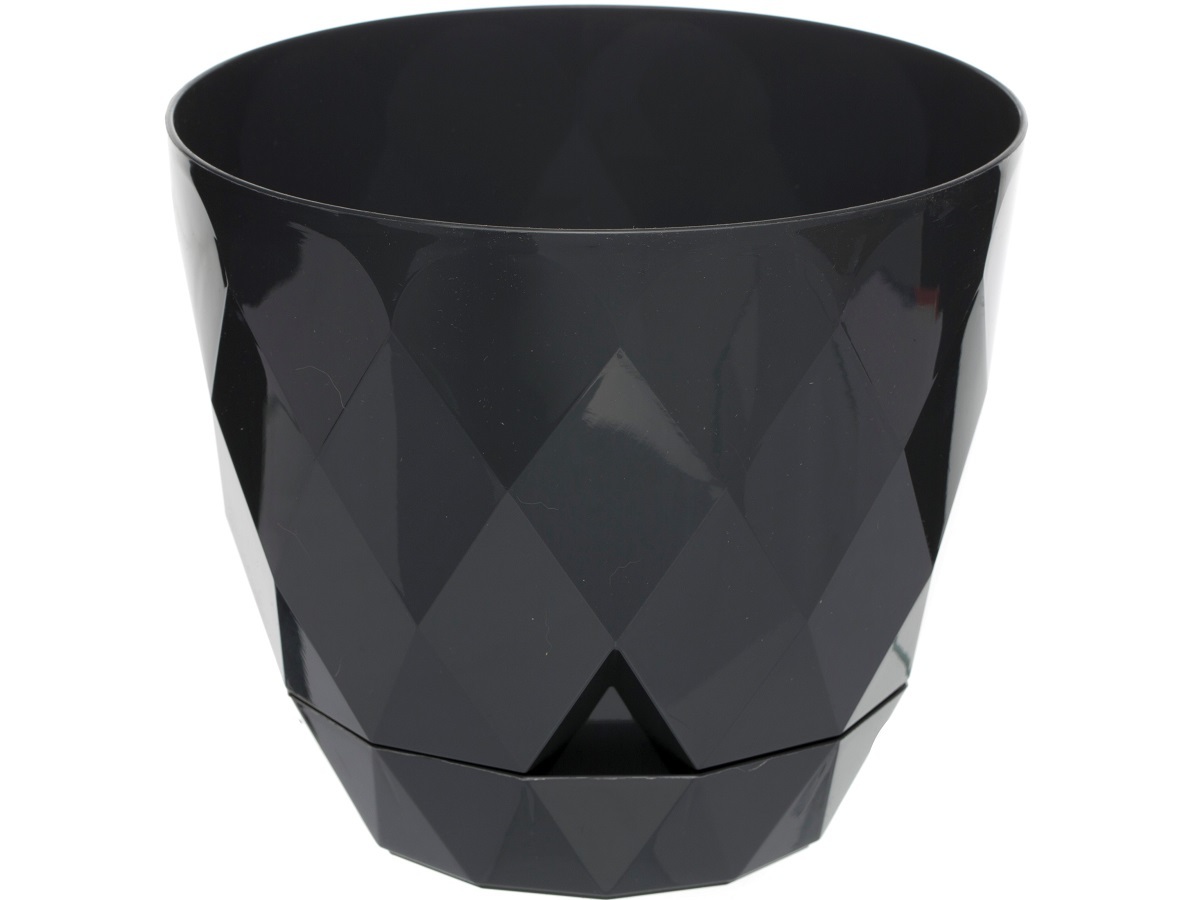 Горшок для цветов Rico 2.4L Anthracite NAVAKO 16027