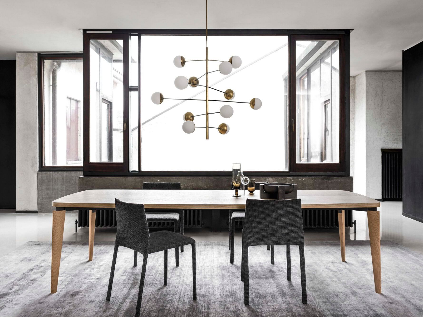 Деревянный прямоугольный стол Alf DaFrè FYRA ARCH-00053224 - Вид №1