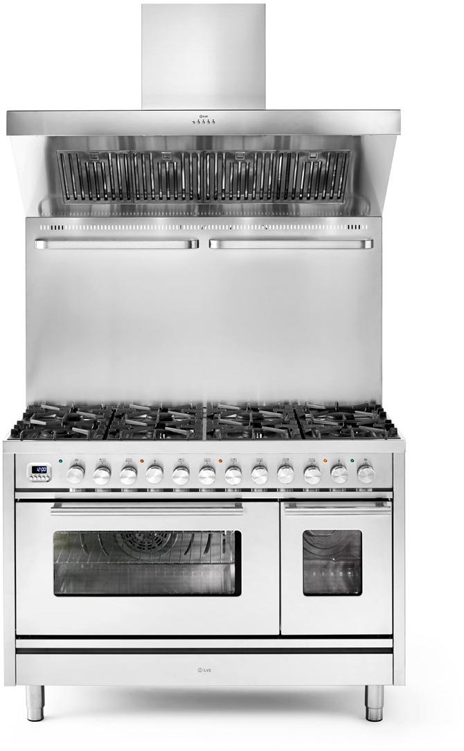 Ilve Отдельностоящая стальная кухня Professional plus P12w Santreyd  - Вид №7