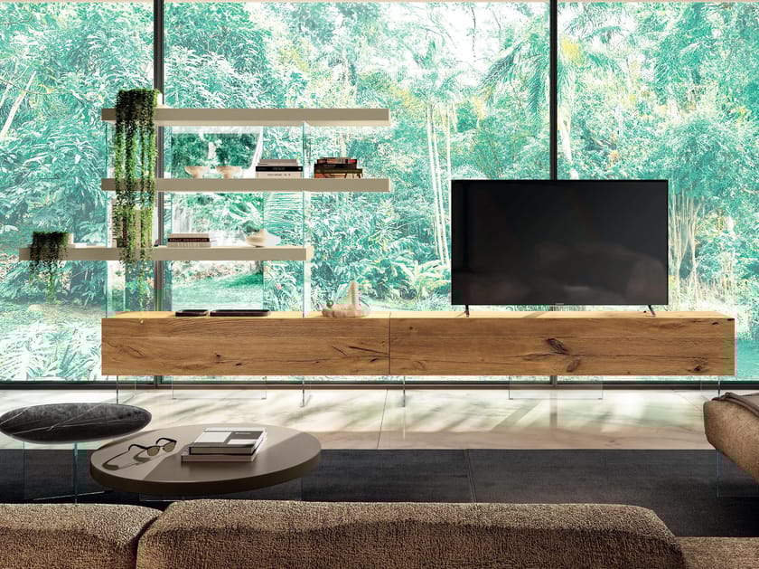 Отдельно стоящая стена из дерева и стекла Lago Air ARCH-00011001